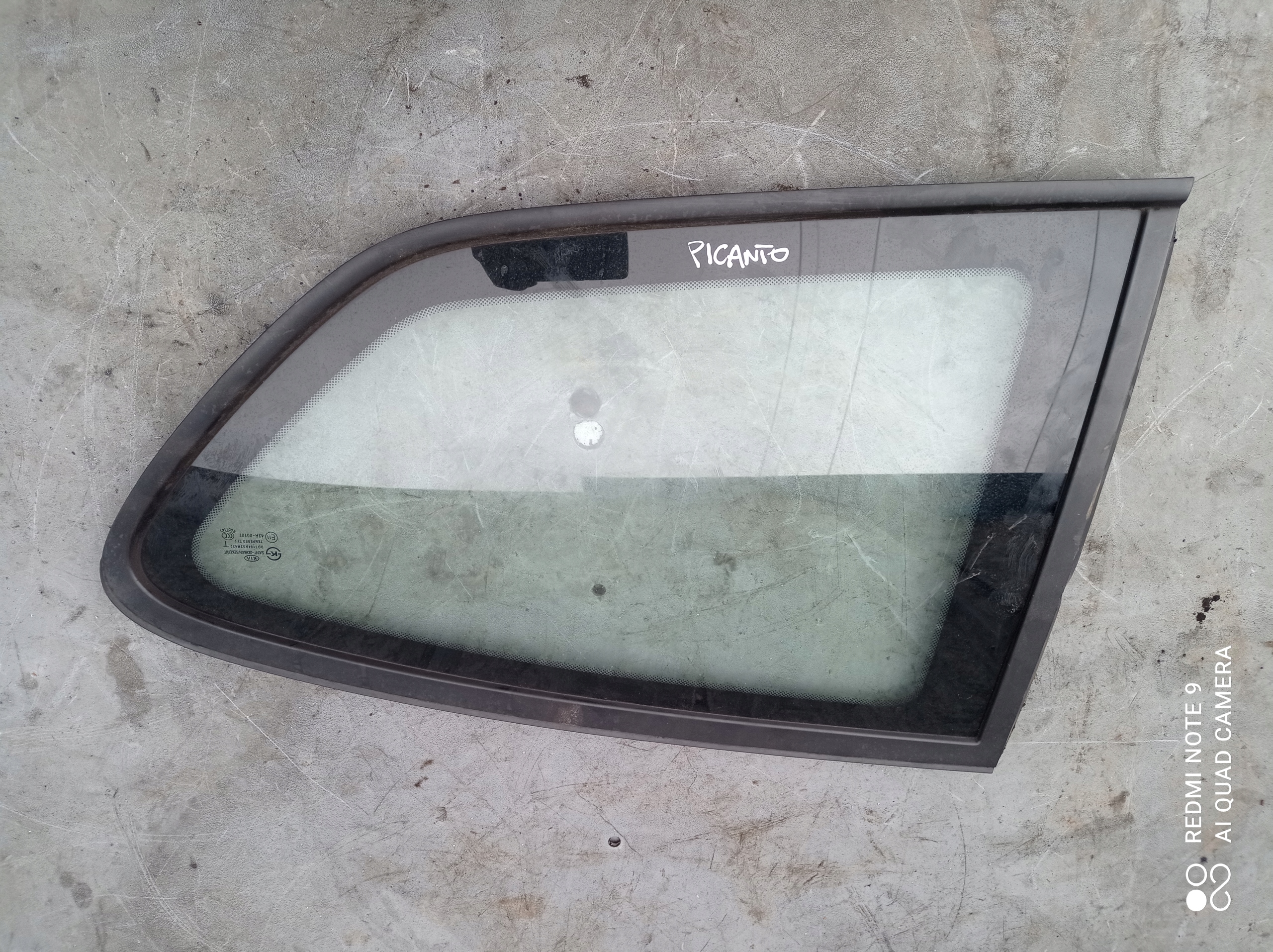 Szyba Prawa Karoseryjna Kia Picanto II 3D 11- Producent części Kia OE