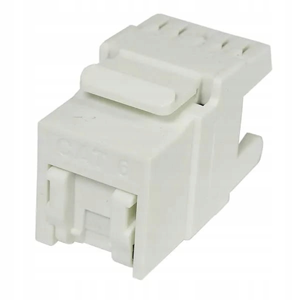

Gniazdo Keystone RJ45 8P8C Cat. 6, tylny montaż z