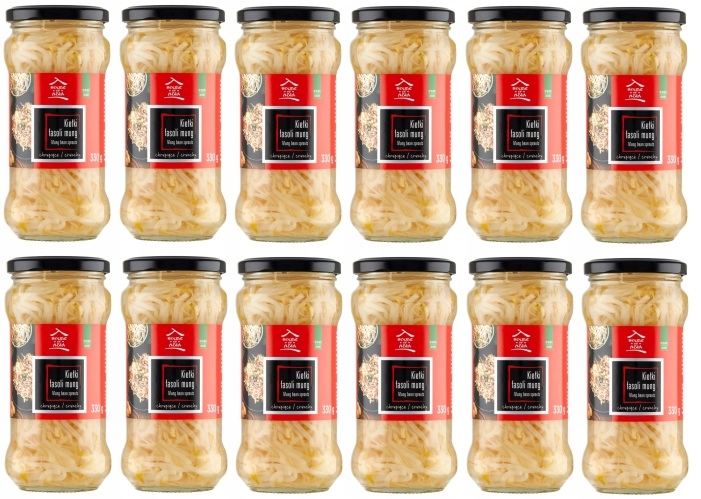 12x 330g House Of Asia Kiełki fasoli Mung Karton