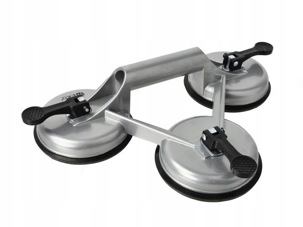 Uchwyt Przyssawka do szyb 3x115mm Aluminium Geko Kod producenta G02455