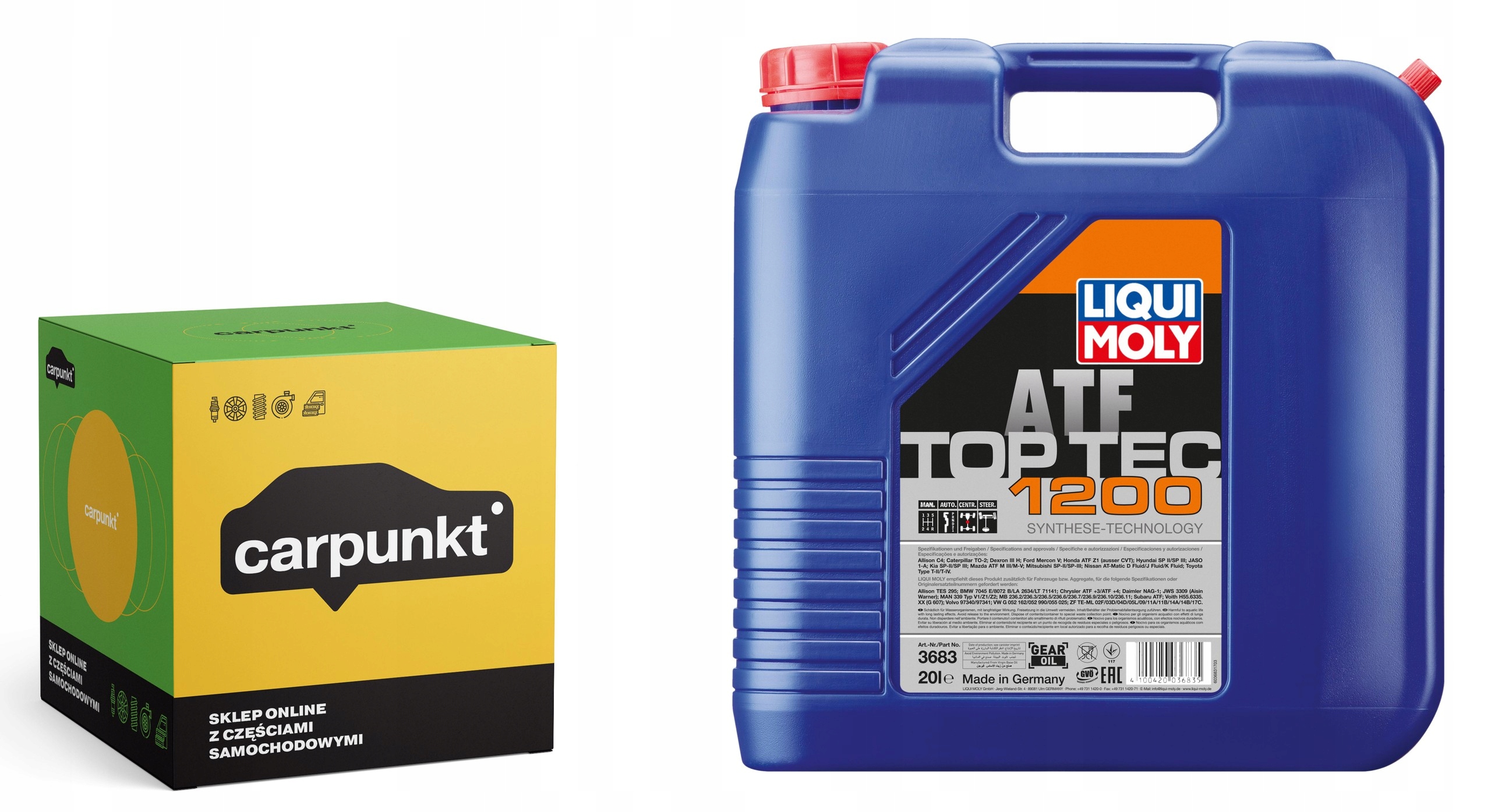 OLEJ PRZEKŁADNIOWY DEXRON III ATF TOP TEC 1200 20L