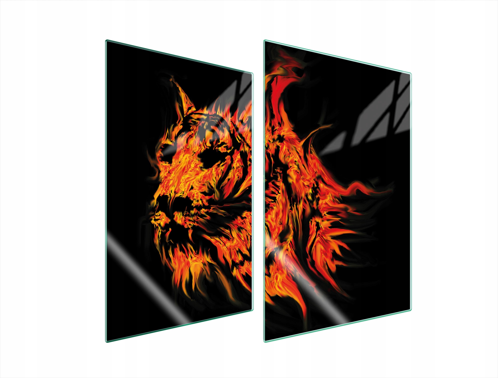 Skleněná Ochranná Deska Do Kuchyně 2x35x52 Tygr Tvrzené Sklo