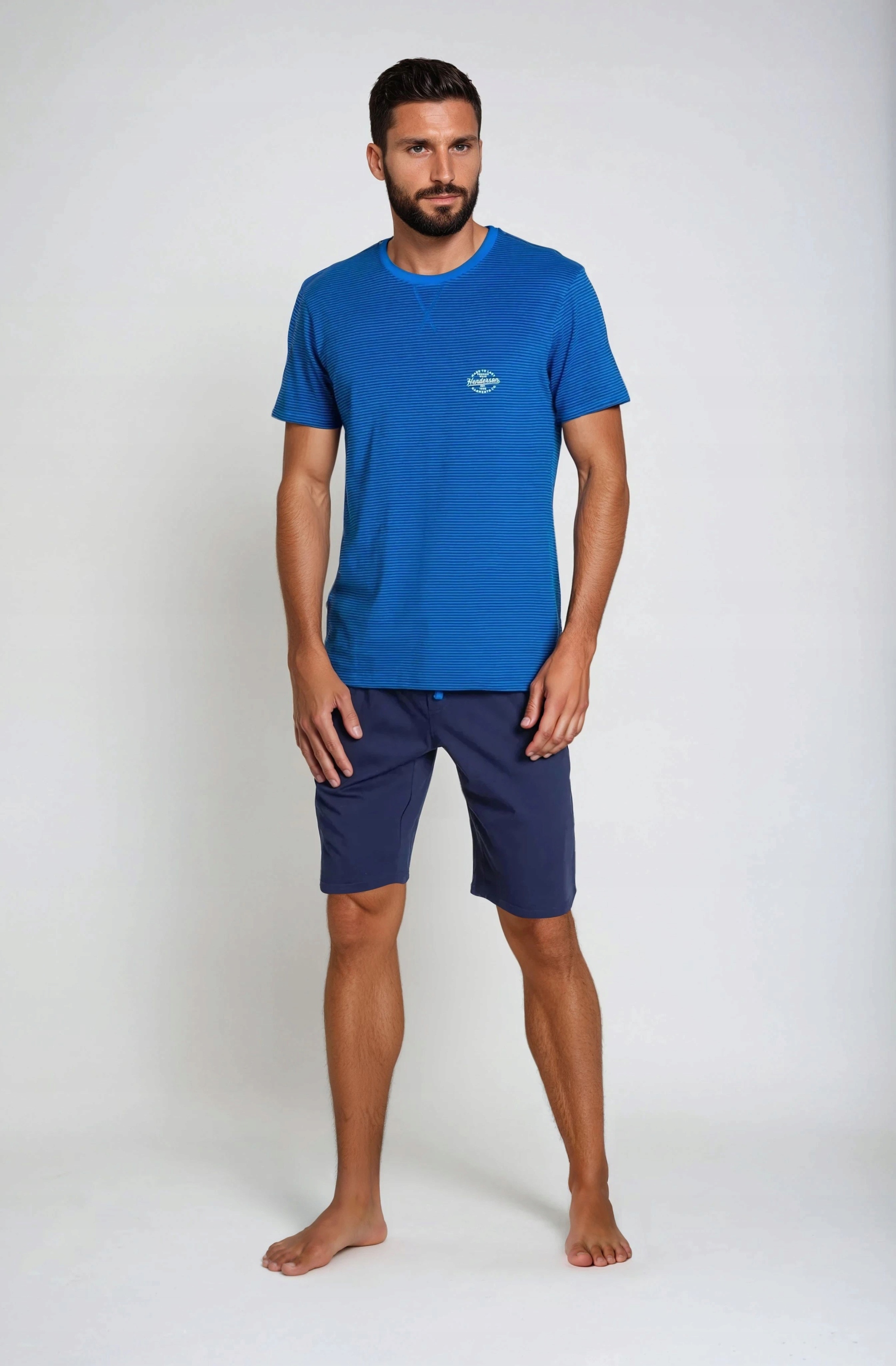 Henderson Pyžamo Drake 38878-59X Tmavě modrá, XXL