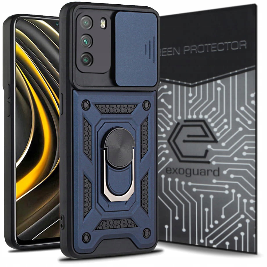 

Obudowa Etui Case Pancerne+szkło do Xiaomi Poco M3