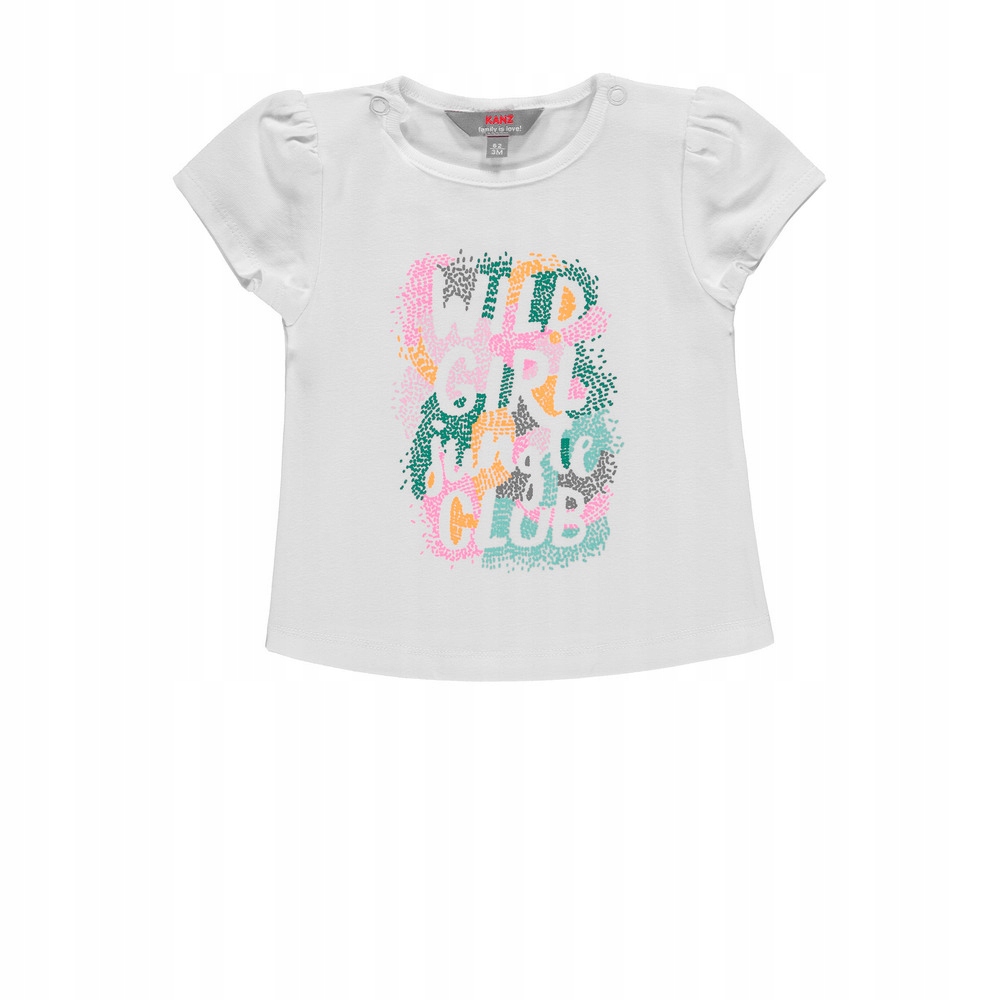 Dziewczęca bluzka z krótkim rękawem Kanz, r. 62
