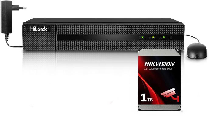 5v1 rekordér Hilook 4 kanálový 5MP DVR-4CH-5MP s 1TB diskem Pl