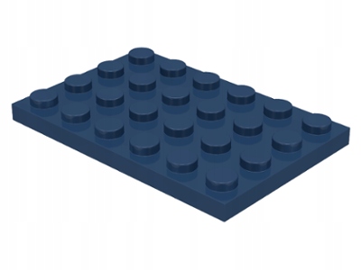 

Lego 3032 Płytka 4x6 Ciemny Niebieski Nowa (4g)
