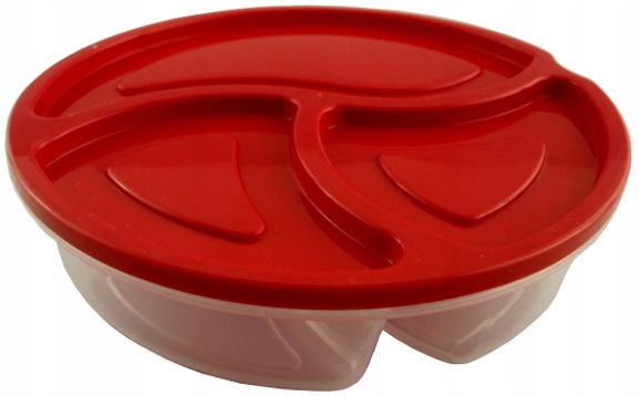 

Pojemnik Do Żywności Z Przegródkami Dzielony 1,1L