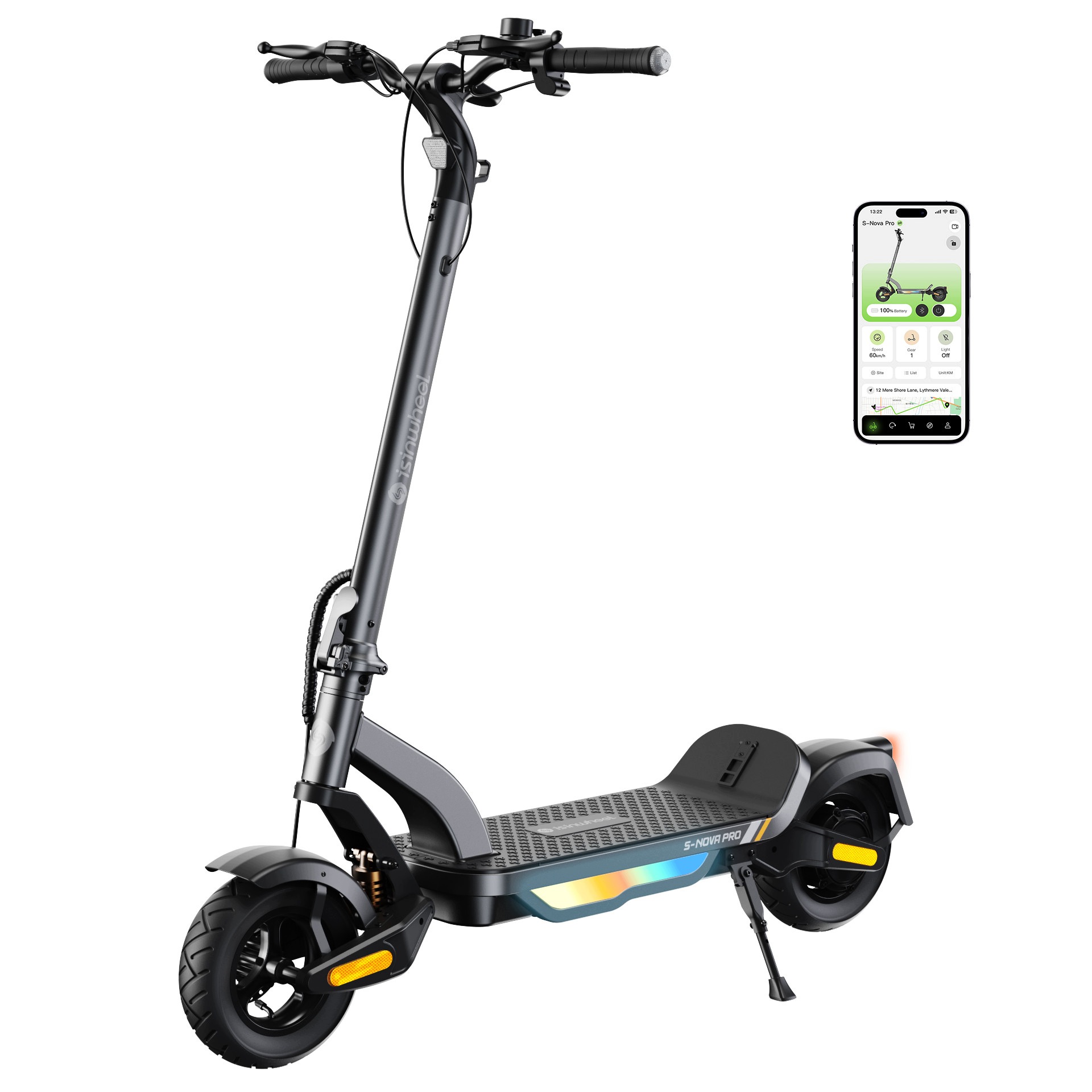 Hulajnoga elektryczna Isinwheel S-nova Pro 800W