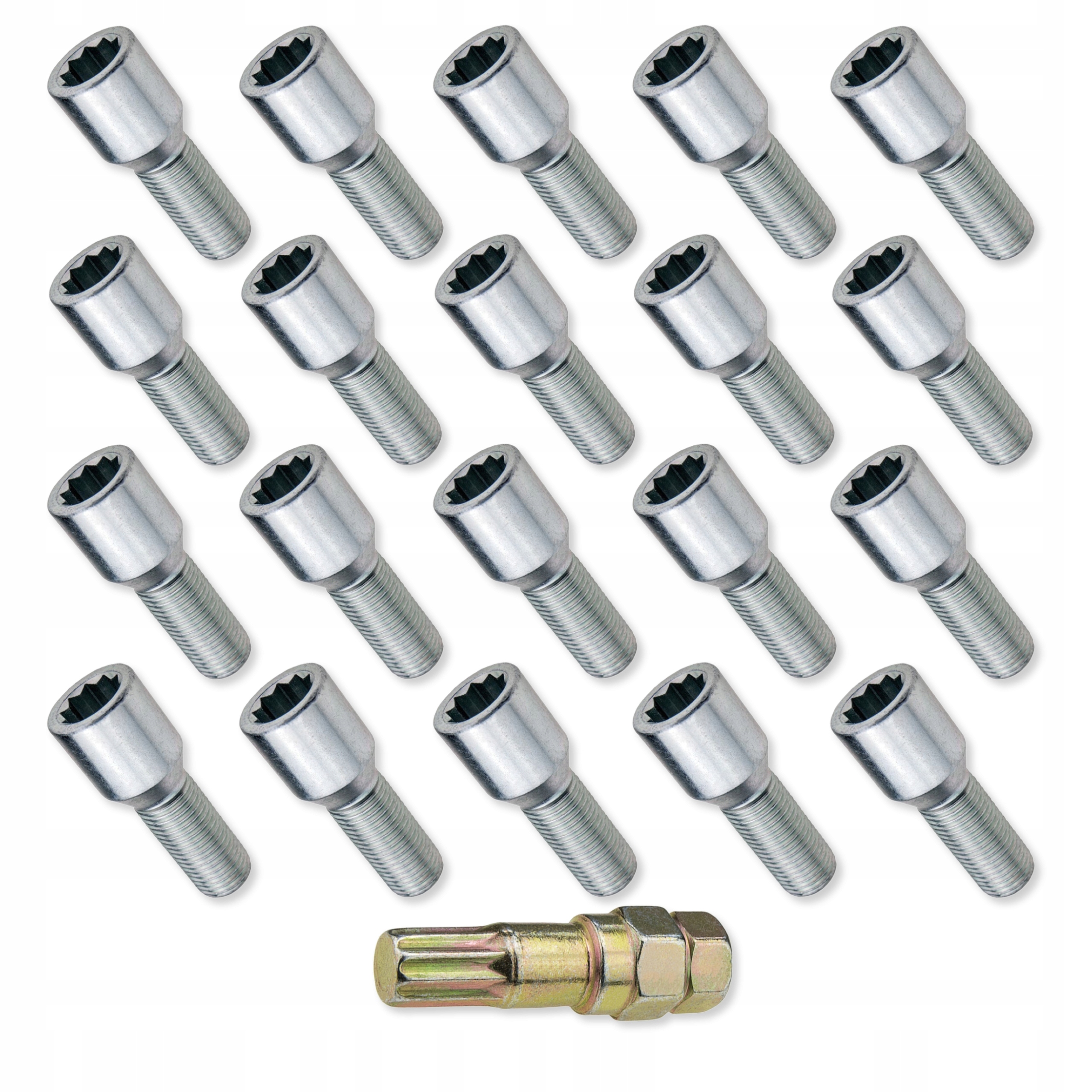 Úzké Šrouby M14X1,5 28 MM Na Klíč Torx Pro Kola Hliníkových Ráfků Carbonado