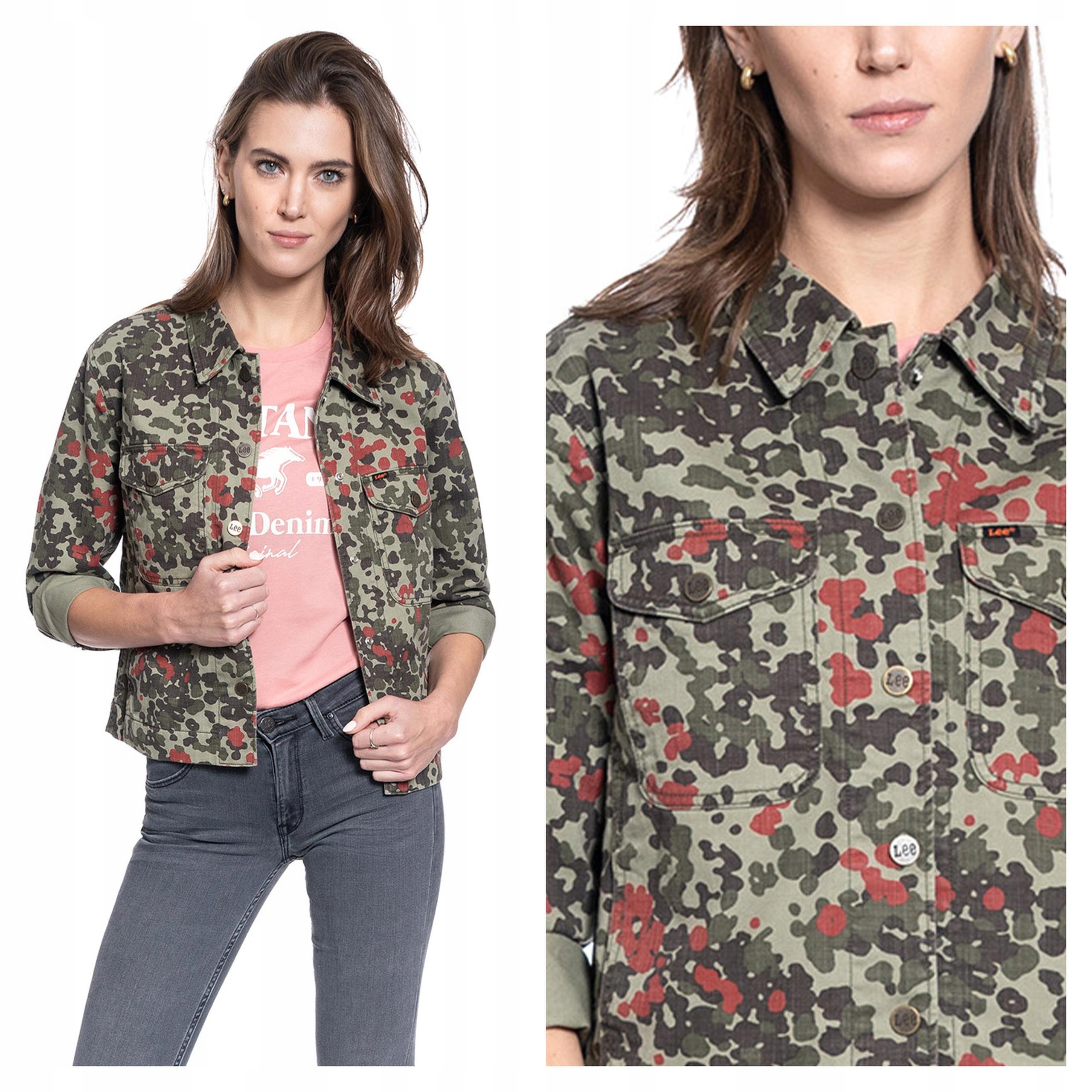 Dámská džínová bunda Lee Military Overshirt S