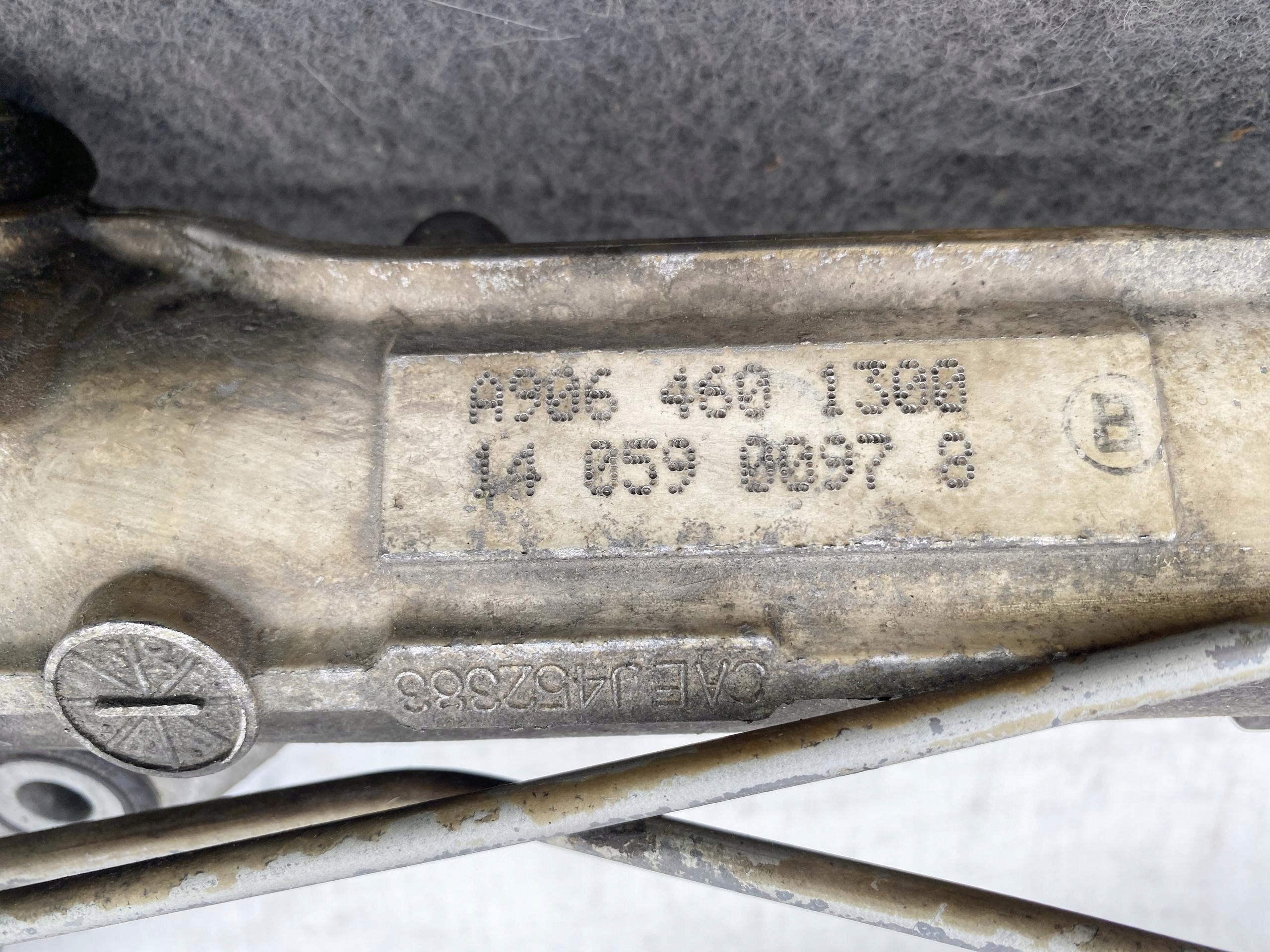 SPRINTER 906 VW CRAFTER 06- control drag rod servo steering DEMONTAZ