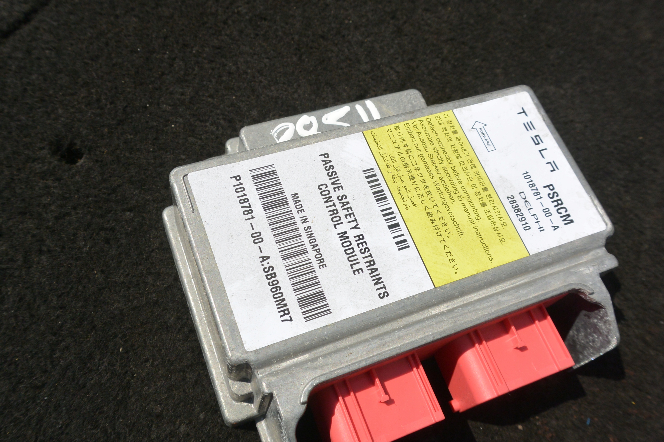 MODULO SENSOR AIRBAG AIRBAG TESLA MODEL S 12-16