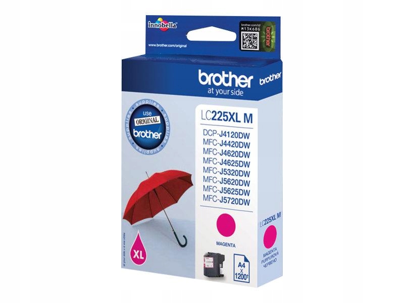 Brother LC225XLM Brother LC225XLM magenta XL 1 200str MFC-J4620DW