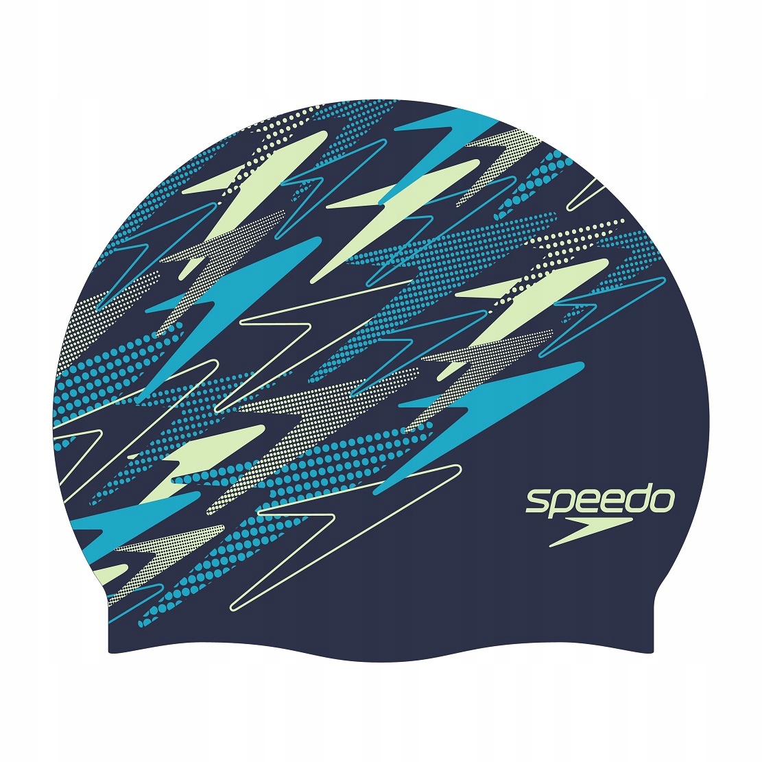 Купальная шапочка для бассейна унисекс Speedo слоган