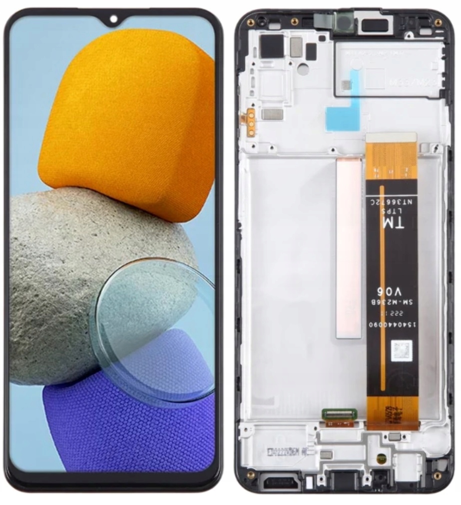 Originální dotykový displej pro Samsung M23 M236 SM-M236 Ips Rámeček