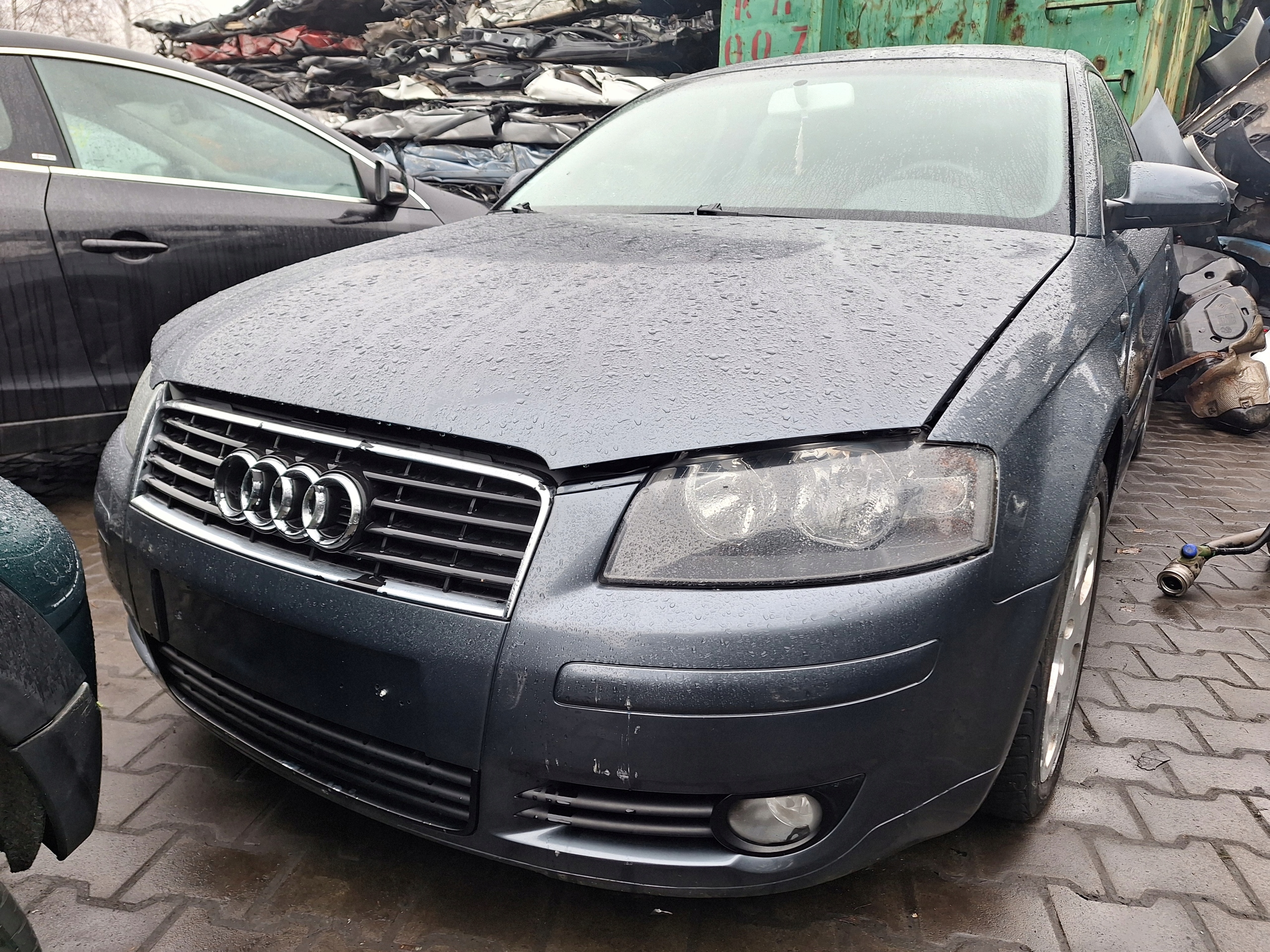 AUDI A3 8P 03- front bumper fender bonnet light support panel for radiators radiator LX7Z