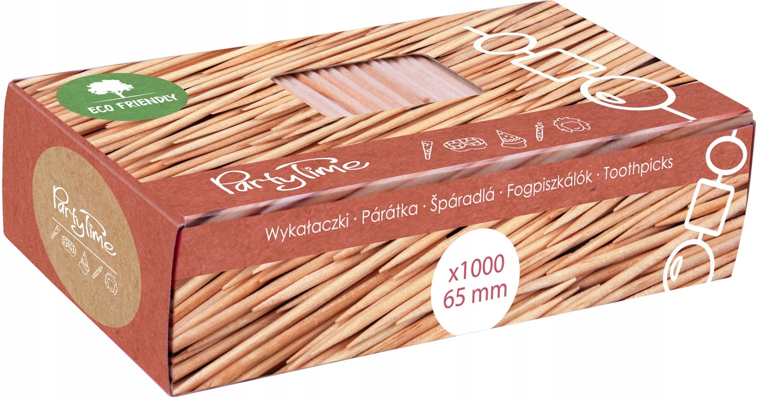 

Wykałaczki Pikery drewniane 1000SZT