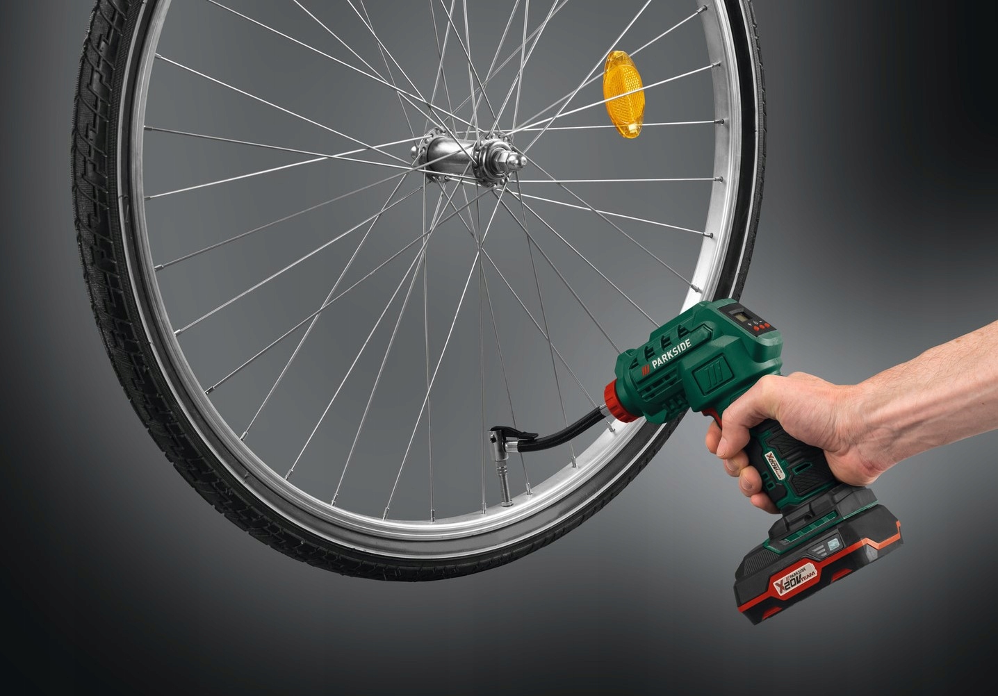 Компресор 20В PAK 20-Li B2 і насос PALP 20-Li B2 Упаковка Футляр