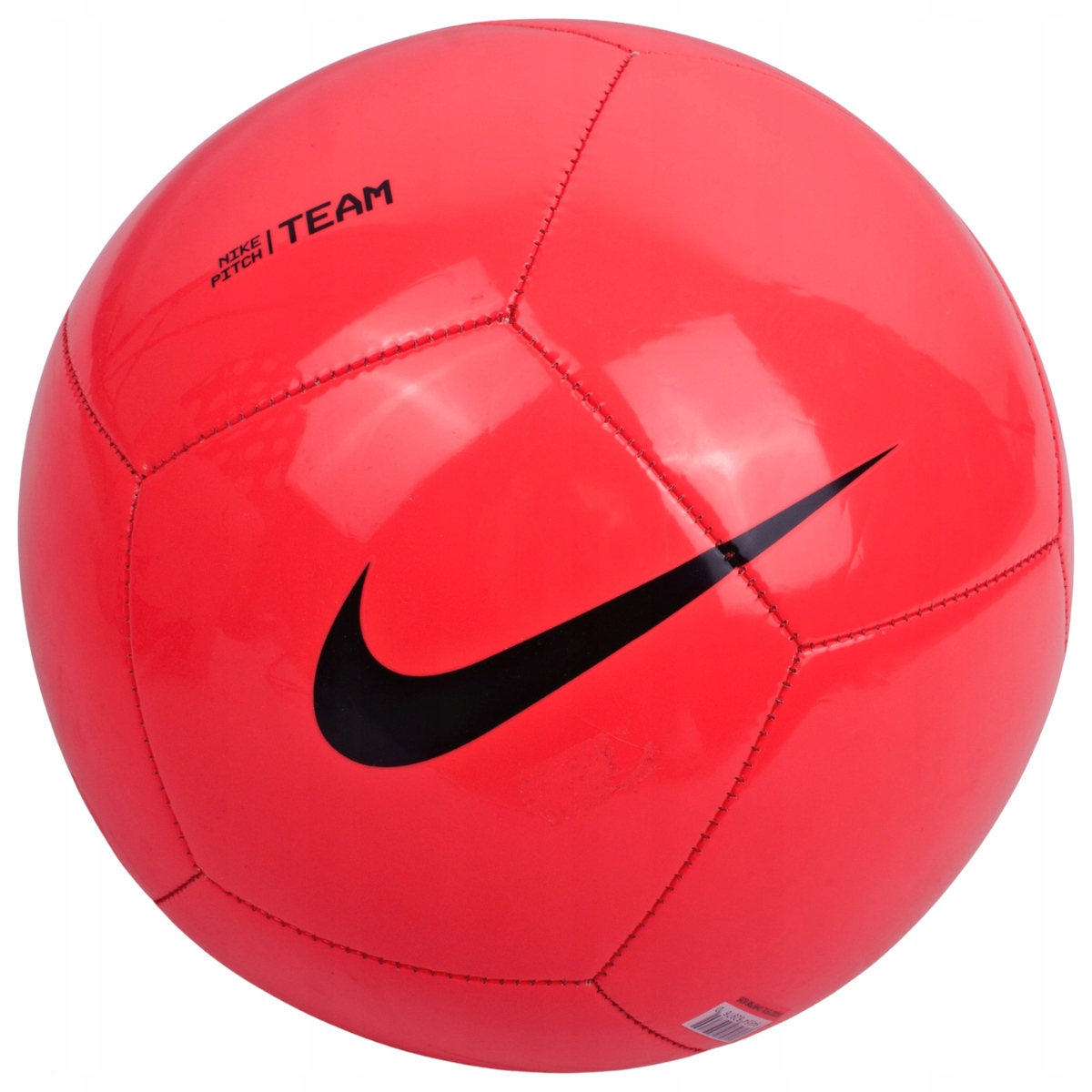 Piłka Nożna Nike Pitch Team Ball Piłka do nogi Neonowy czerwony r. 5