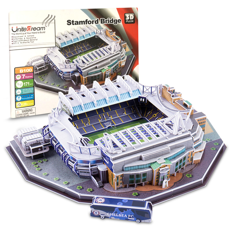 

Stadion piłkarski puzzle 3D Chelsea Fc: Stamford
