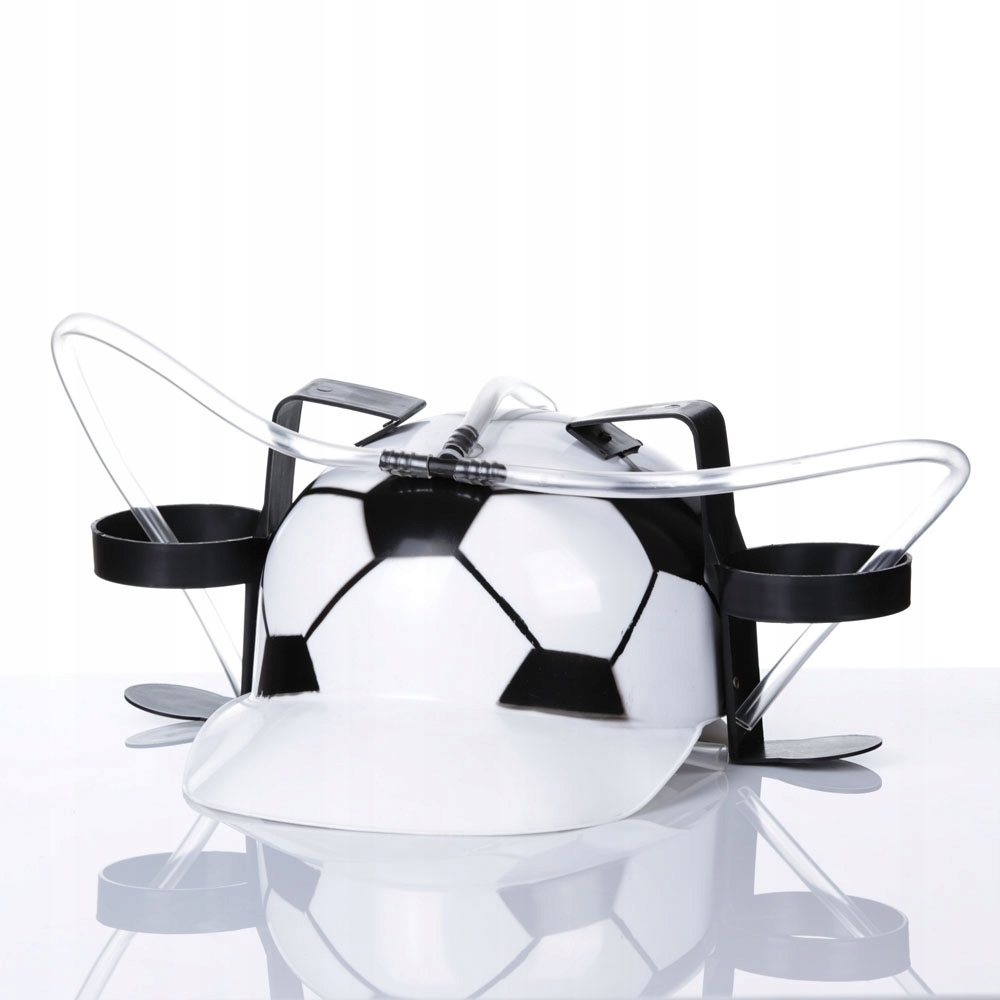 

Imprezowy kask na piwo dla fana piłki