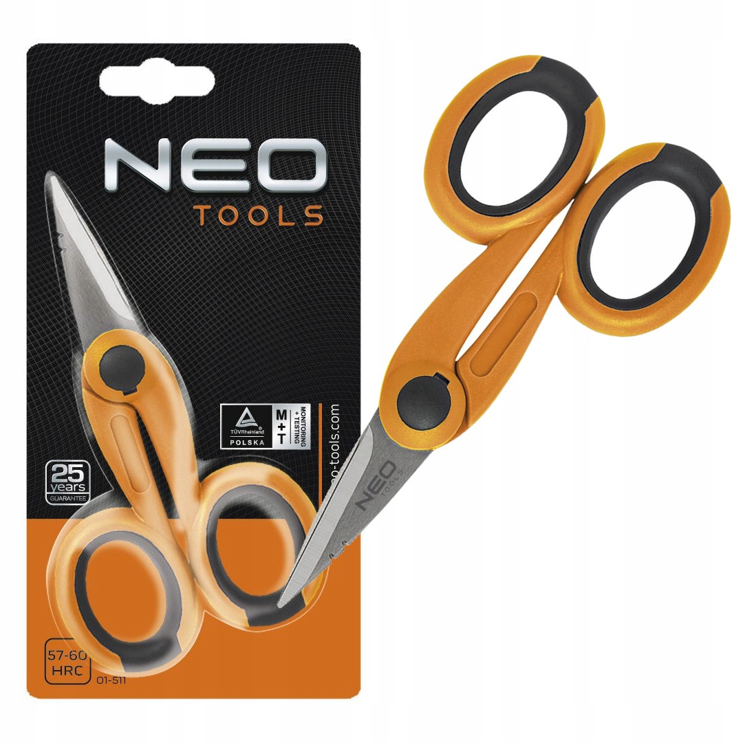 Nůžky na stříhání kabelů a odstraňování izolace 140mm 01-511 Neo