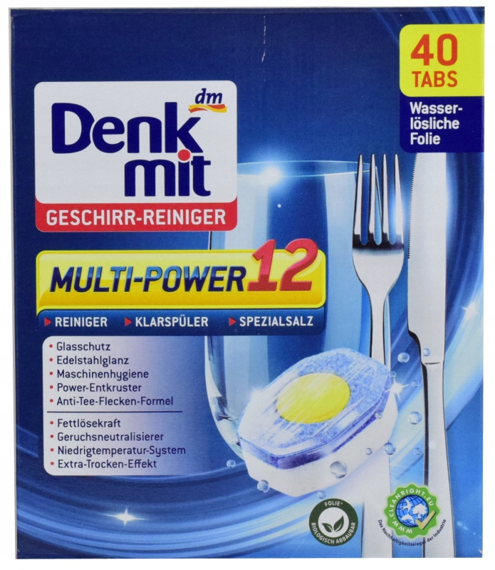 

Denkmit tabletki do zmywarki Multi Power 12 40 szt