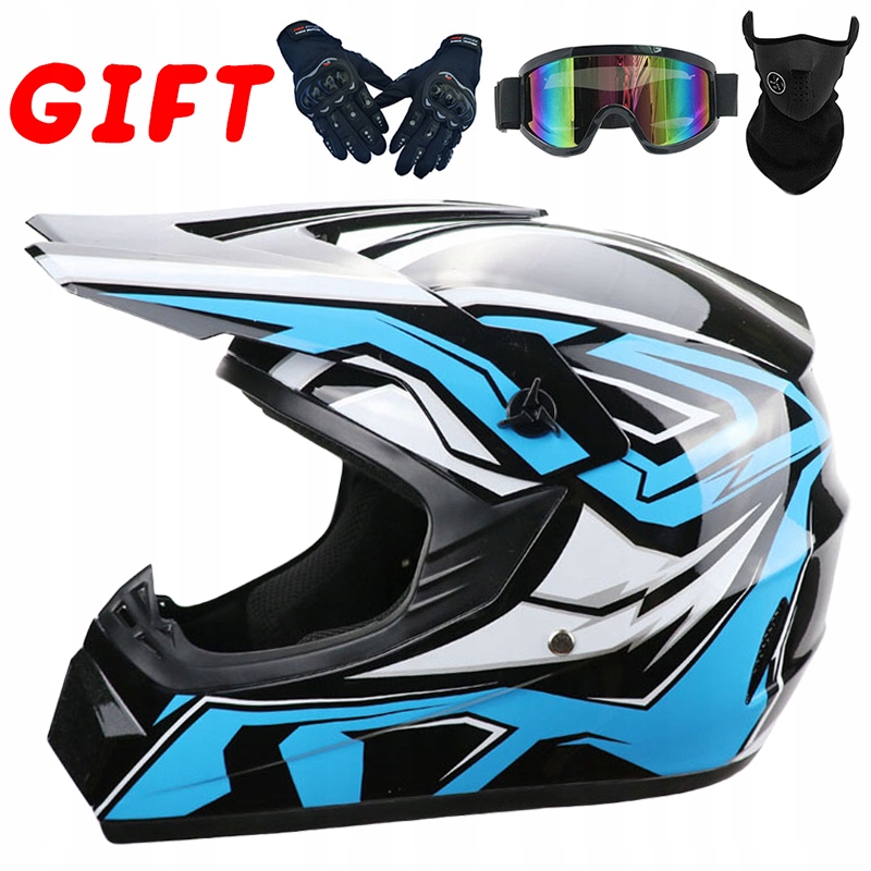 Kask motocyklowy Cross/Enduro matowy