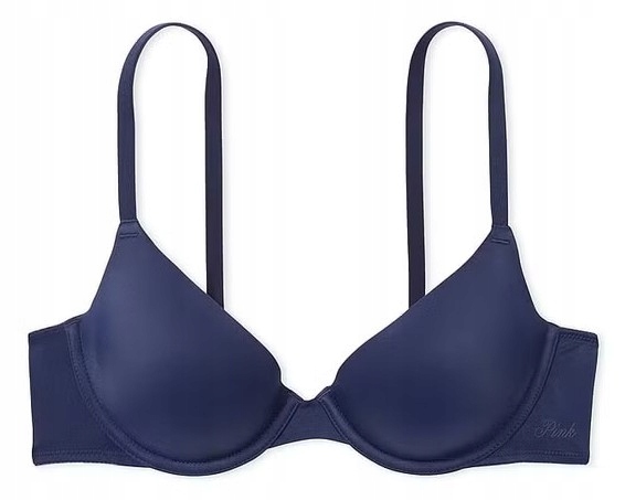 Lehce vyztužená podprsenka Victoria's Secret Pink modrá 75C (34C)