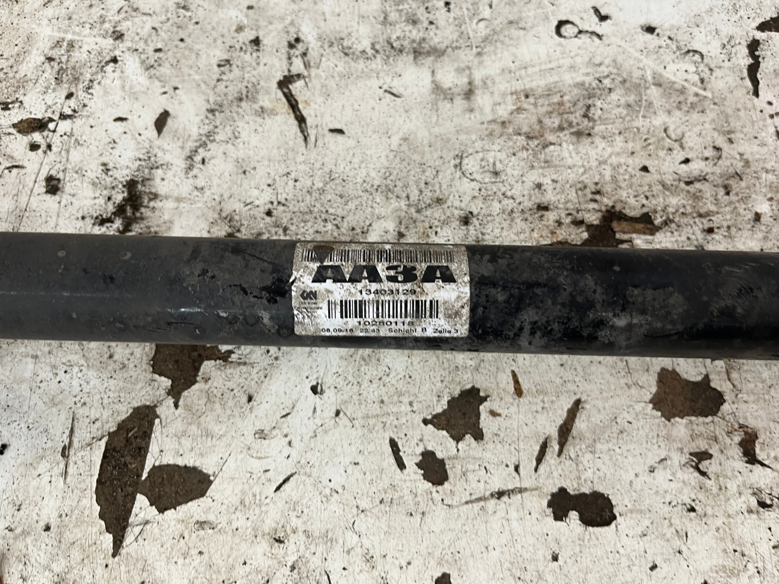 OPEL ASTRA K Semiasse Destro lunga 13403129 AA3A MANUAL 6 ingranaggi M32