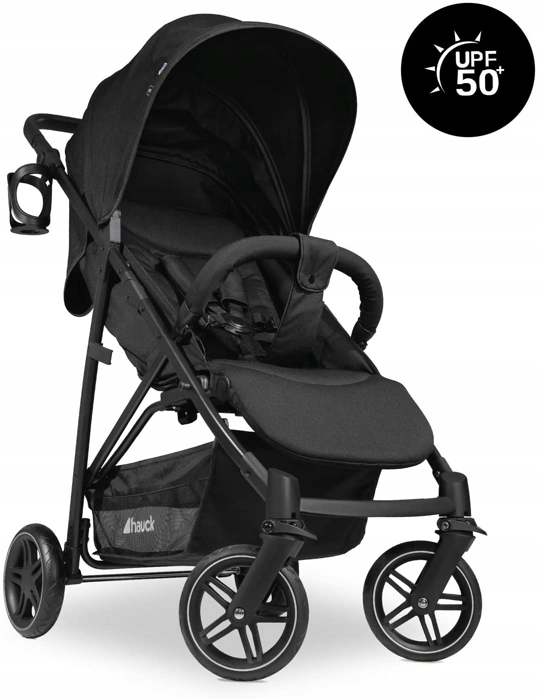 Hauck wózek spacerowy Rapid 4R Plus czarny Kolor czarny