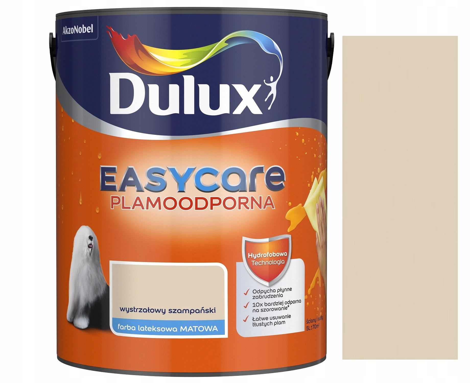Dulux Farba Easycare Wystrzałowy Szampański 5L