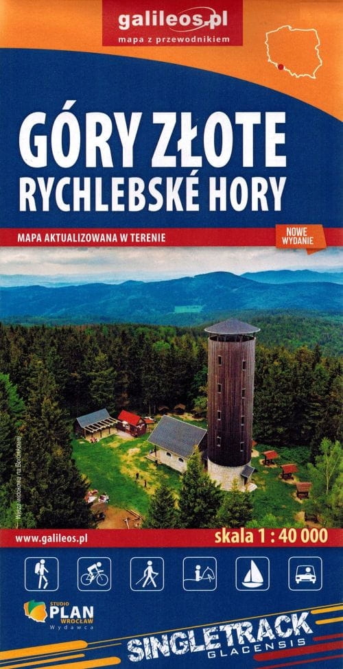 

Góry Złote Rychlebske Hory Mapa Turystyczna Galil.