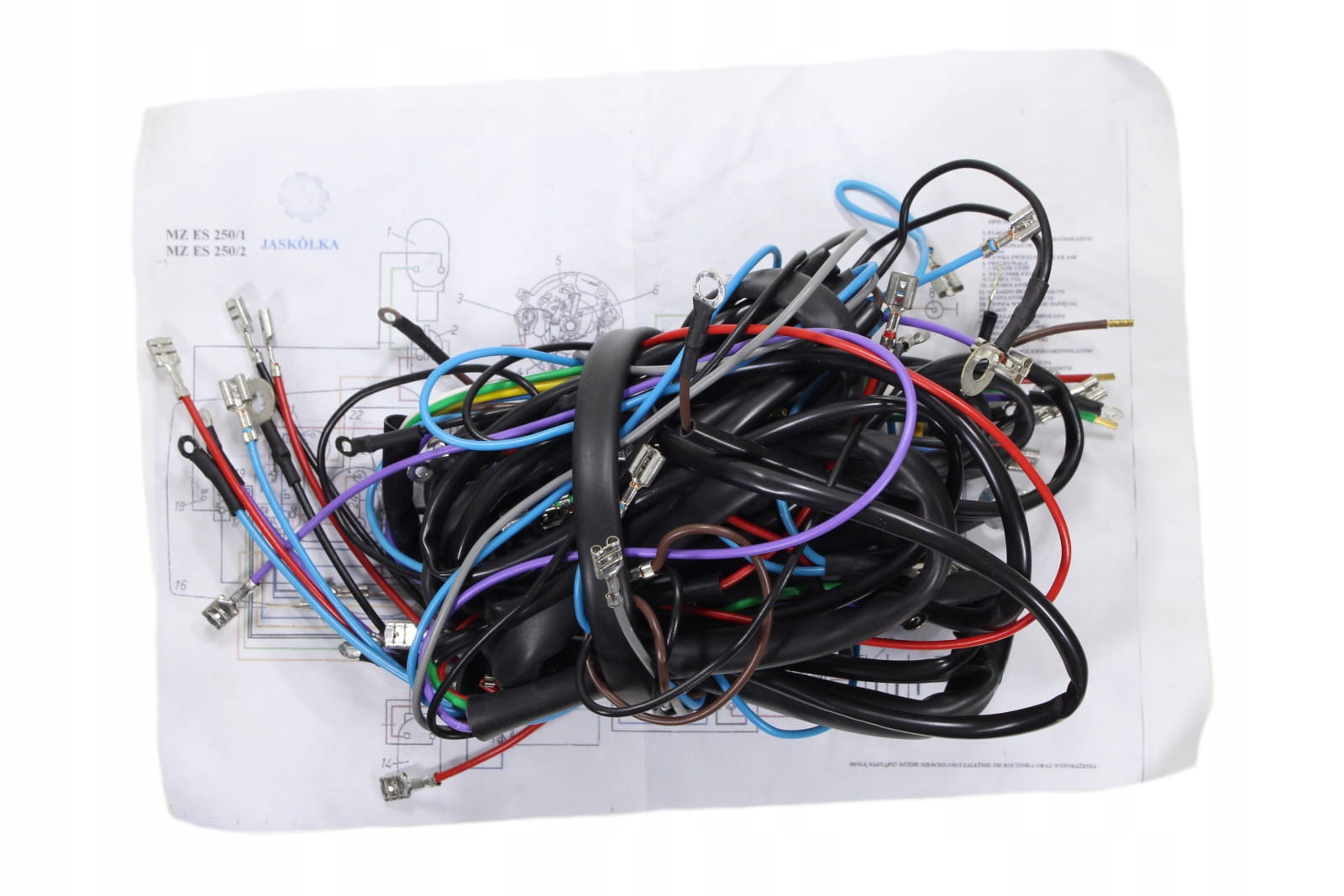 INSTALACJA ELEKTRYCZNA MZ ES 250/1 250/2 ML