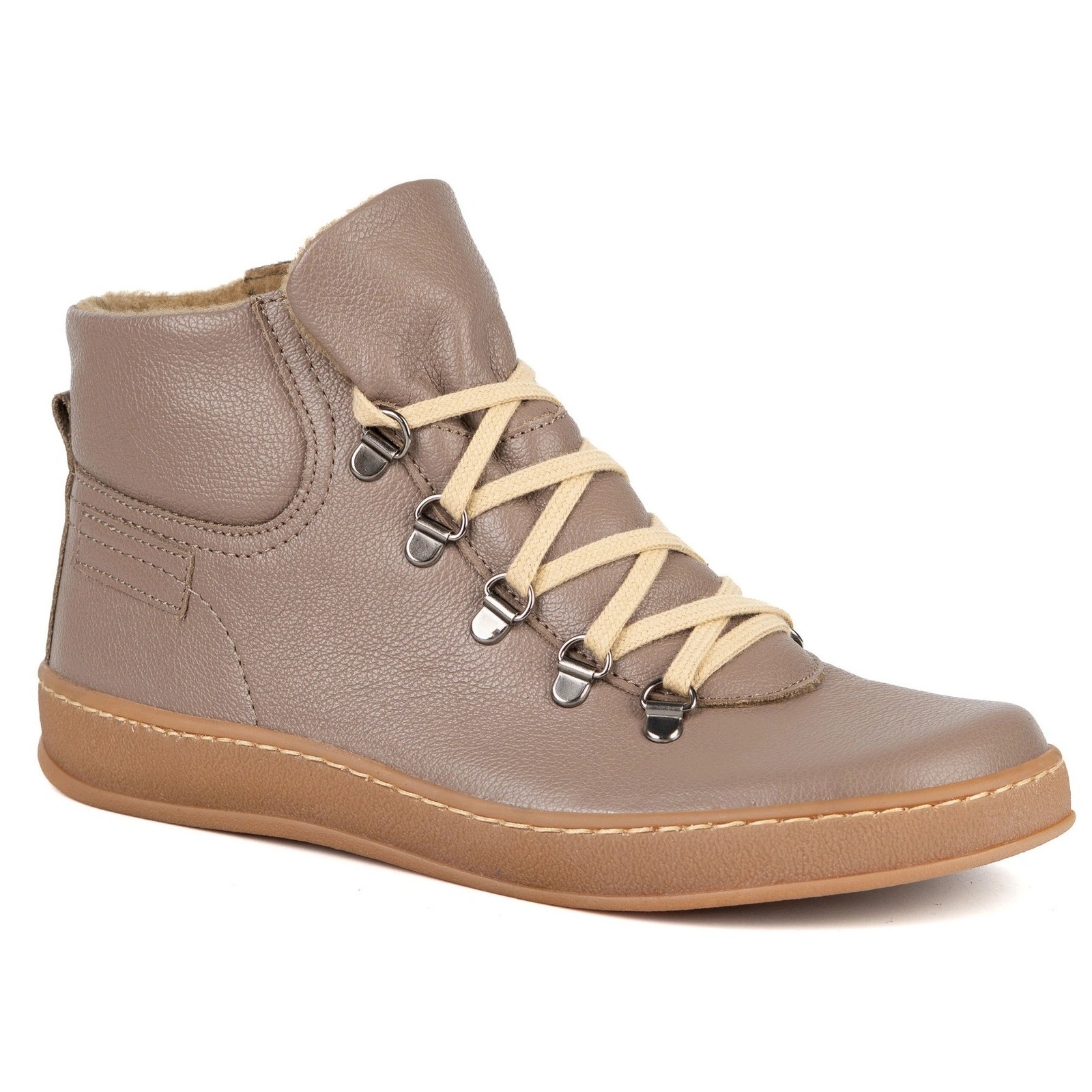 Dámské kotníkové boty typu barefoot friendly zateplené Irene cappuccino 36
