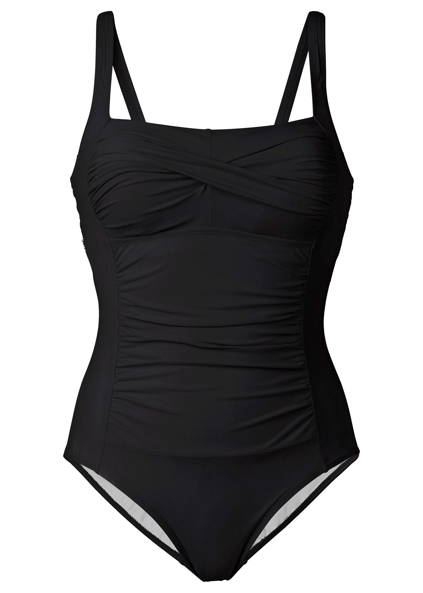 Bonprix купальник цельный черный