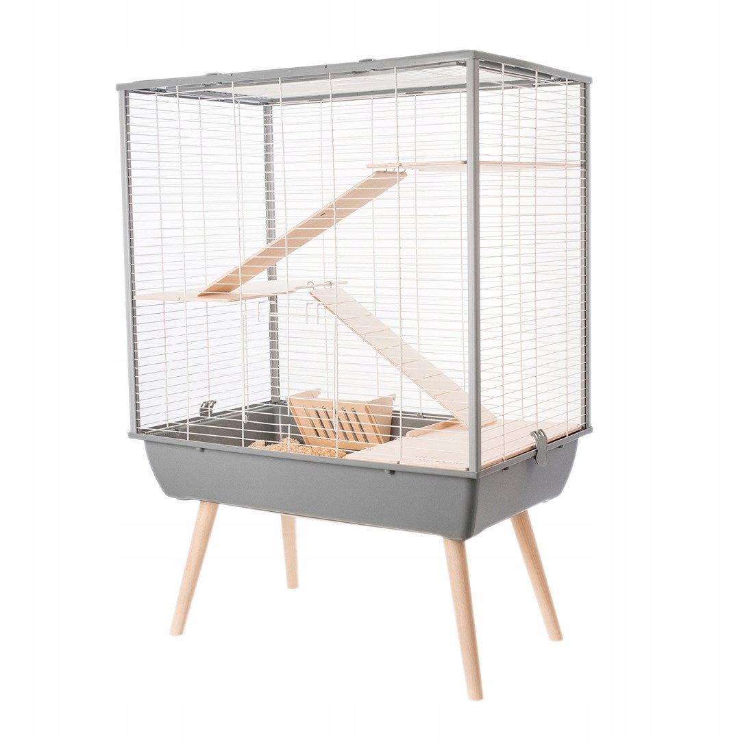 Levně Zolux Neo Cosy H80 – klec pro velké hlodavce – šedá