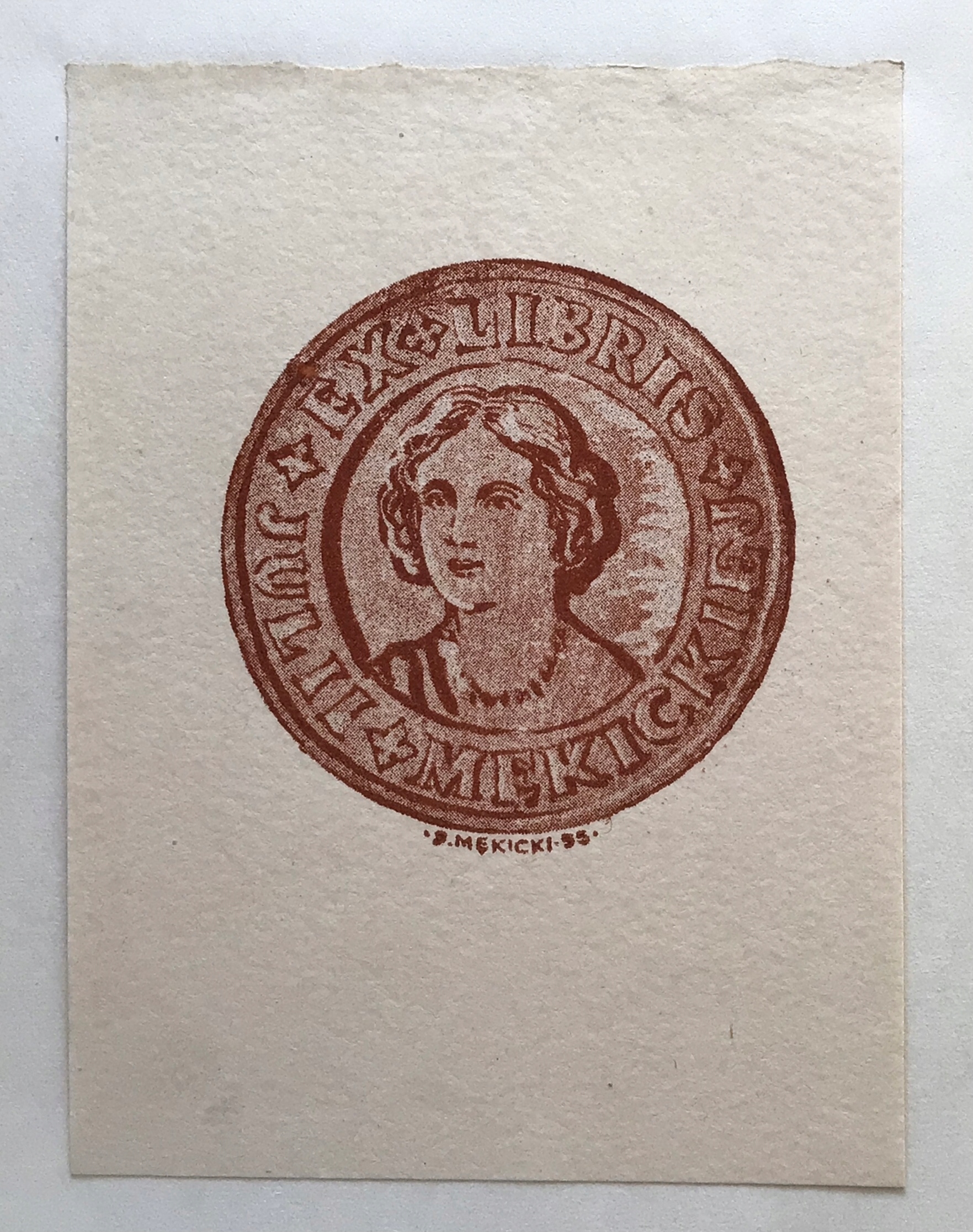 Ex-libris Rudolf Mękicki