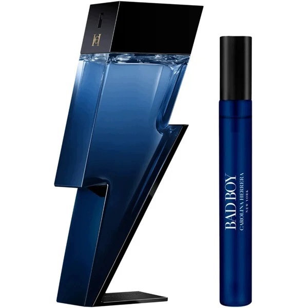 Set Carolina Herrera Bad Boy Cobalt Edp sprej 100 ml Miniatura Edp sprej
