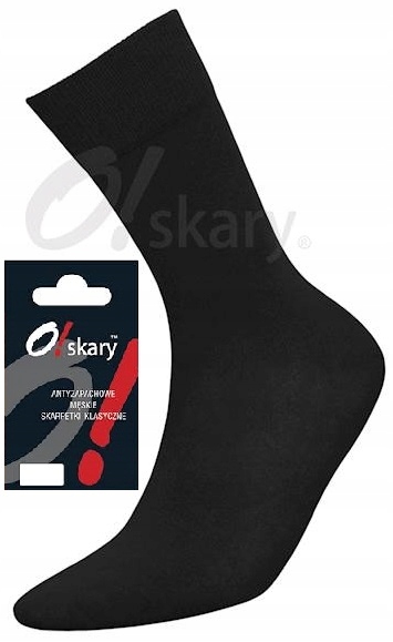 

Oskary męskie bawełna antyzapachowe czarne 39-42