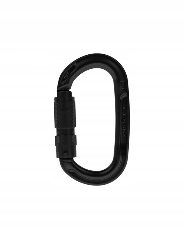 Karabinek Singing Rock Oxy Triple lock black czarny