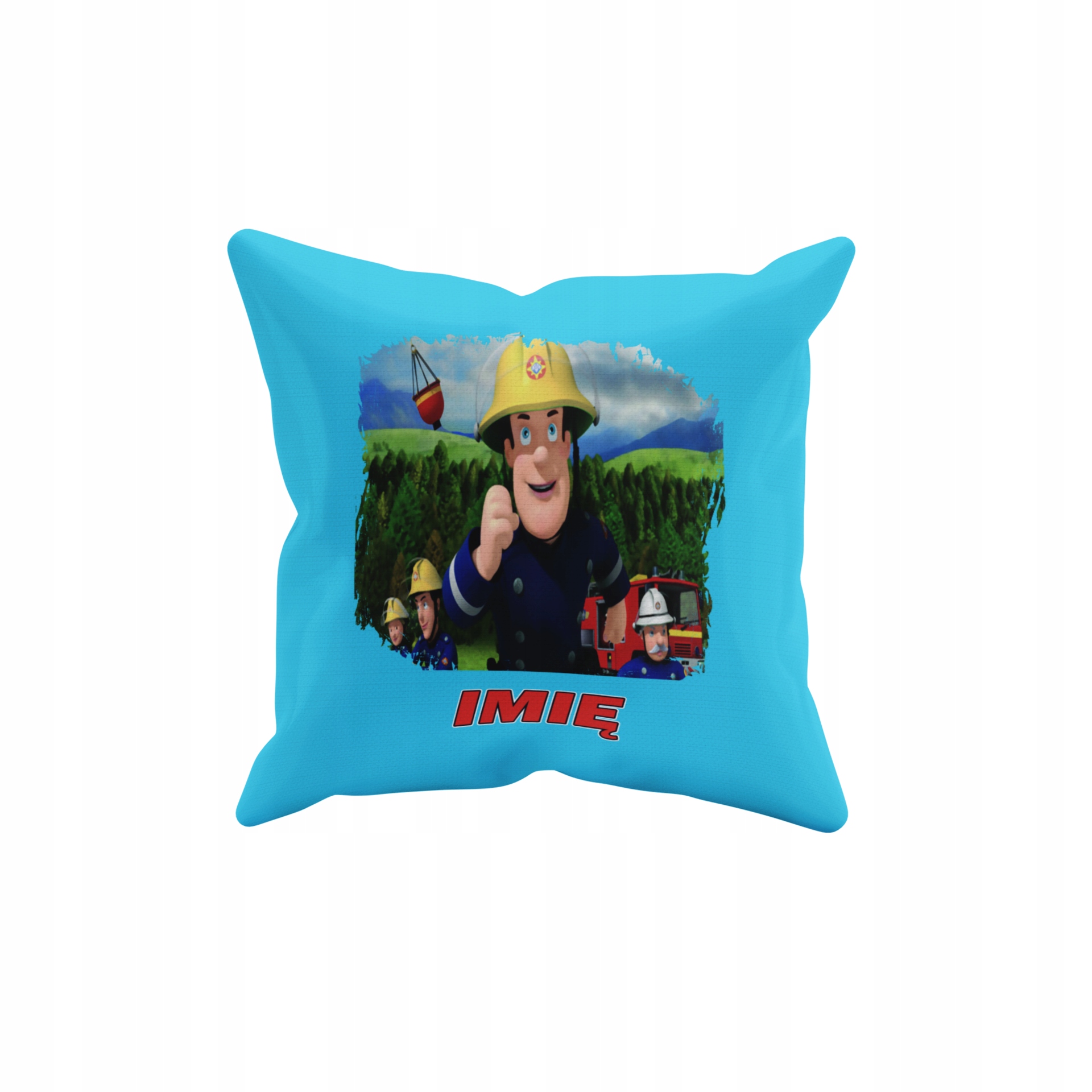 POSZEWKA NA PODUSZKĘ JAŚKA DO PRZEDSZKOLA STRAŻAK SAM + IMIĘ GRATIS Waga produktu z opakowaniem jednostkowym 0.5 kg