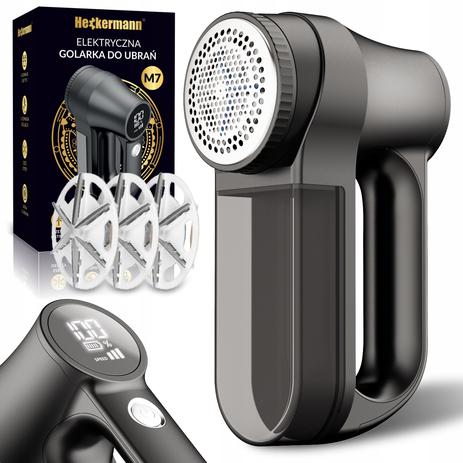 Elektrický odžmolkovač Heckermann M7