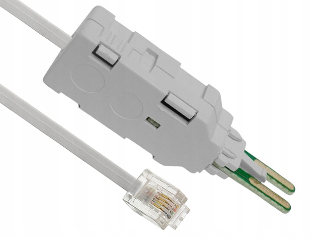 Kabel pomiarowy LSA/KRONE 4P-RJ11/6P4C 1.5m Marka Stratos