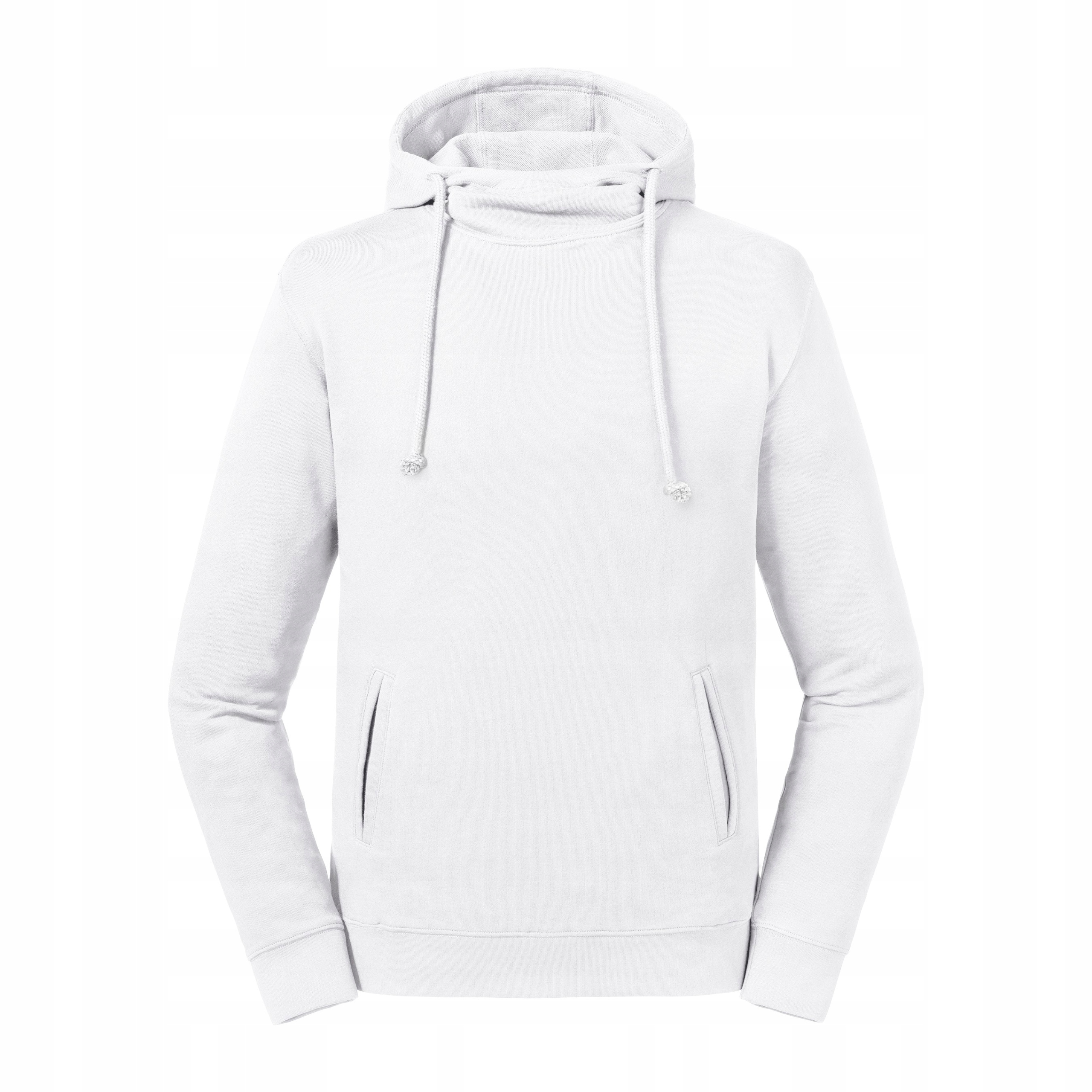 Mikina Unisex s límcem a kapucí Pure Organic Bílá vel. M