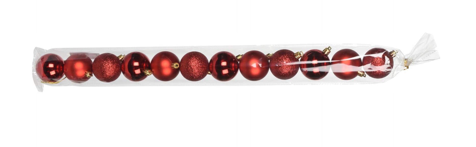 

Bombki Choinkowe Plastikowe Czerwone 12SZT 5CM 859