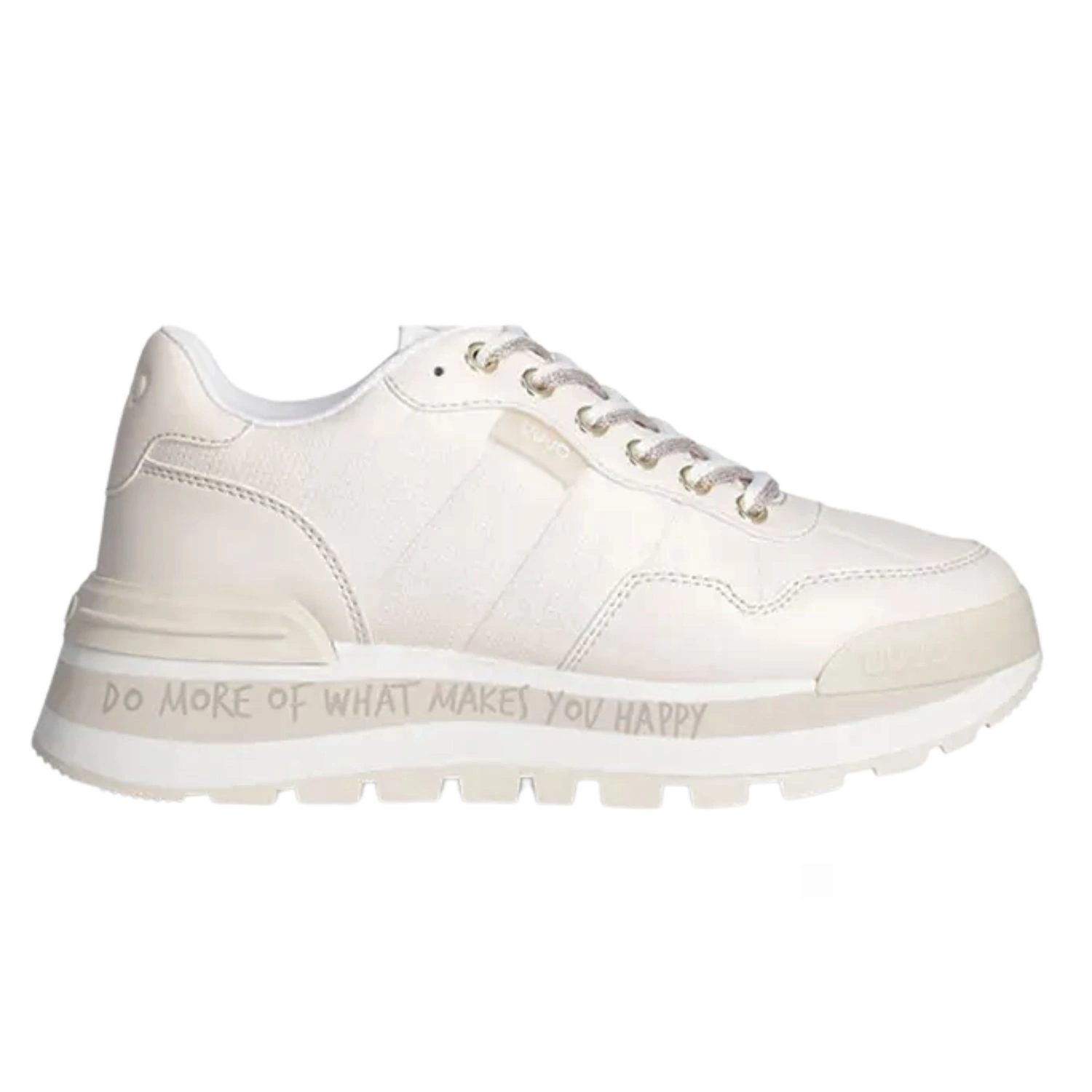 Dámské boty Liu Jo Amazing tenisky krémové, módní na chůzi, velikost vel.