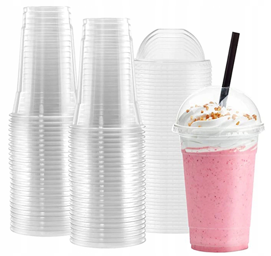 

Kubki Shake Jednorazowe 300ml Z Wieczkiem Wypukłym
