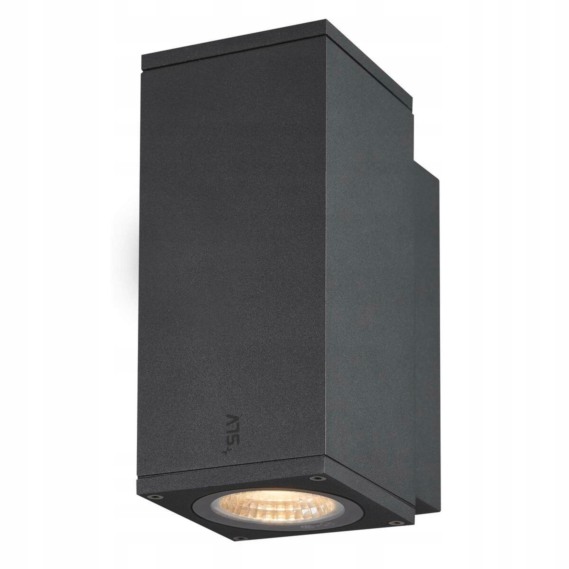 Slv Big White Enola Square S single Outdoor, nástenné Led svietidlo, antrac